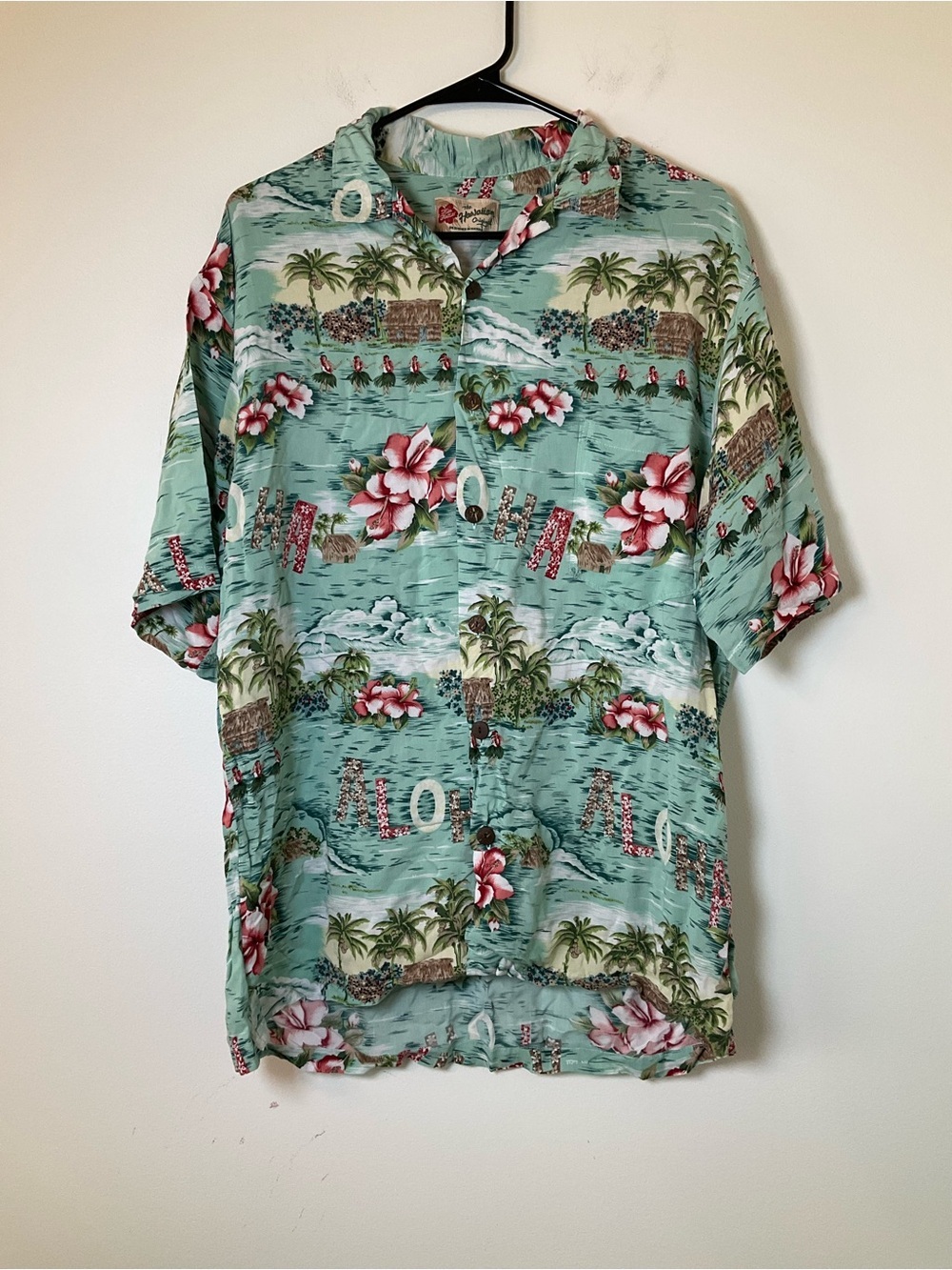 Hilo Hattie Hawaiian Original Aloha Shirt Tropical Print XL